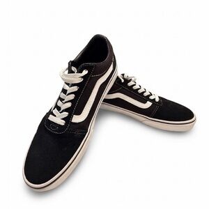 Authentic Vans Old Skool Black White Classic Skate Shoes Men’s Size 8.5
